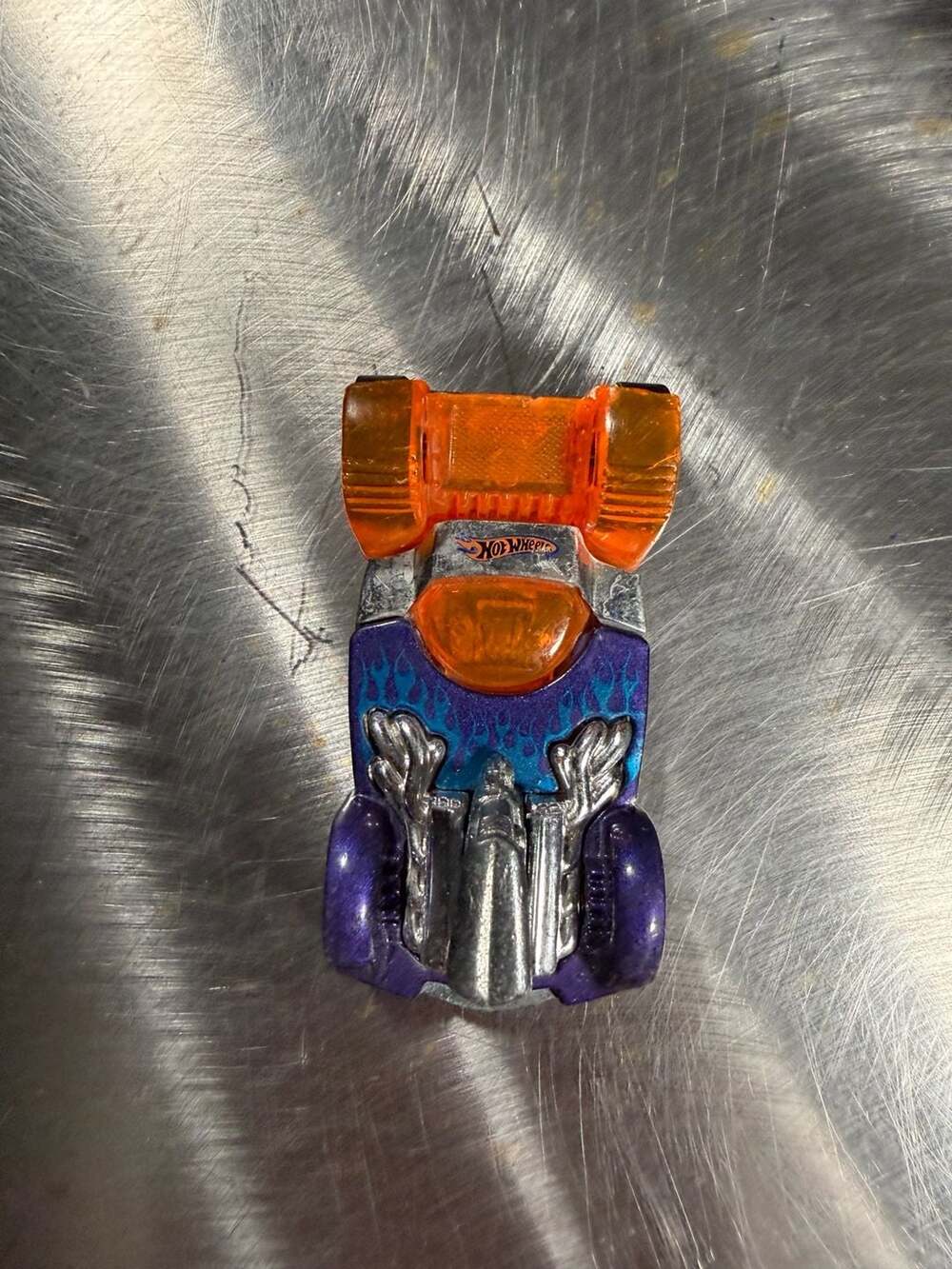 Hot Wheels 1/64 Sling Shot Highway 35 World Race Purple Flame